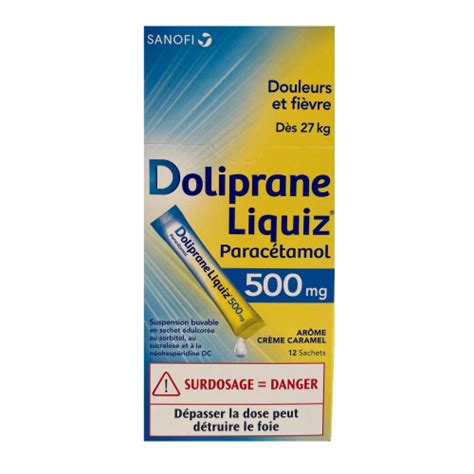 Doliprane Mg G Lules Pharmacie En Ligne Citypharma