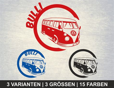 Autoaufkleber Vw Bus Bulli T1 Camper Retro Auto Etsy