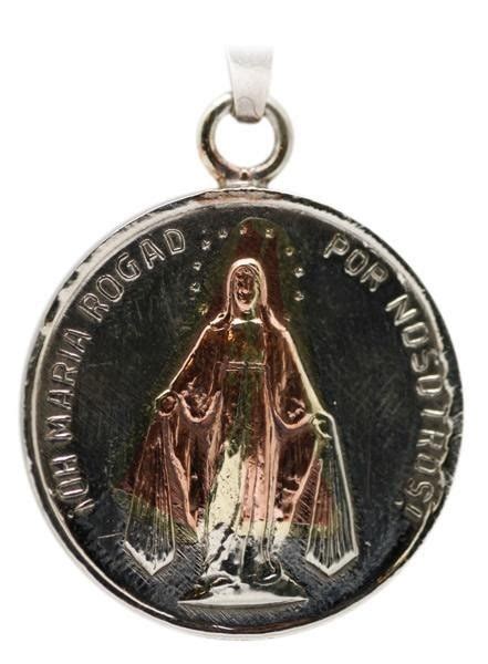 Amuleto Virgen Milagrosa con Tetragramaton 2 5 cm Tienda Esotérica Changó