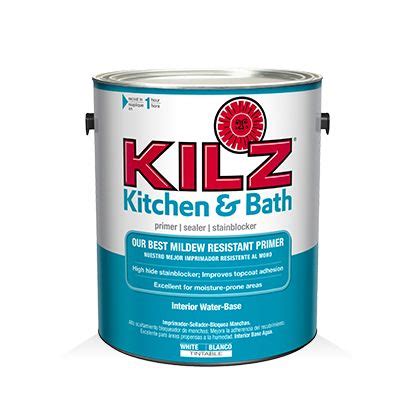 KILZ Kitchen Bath Primer Primers Specialty Paints Concrete Care