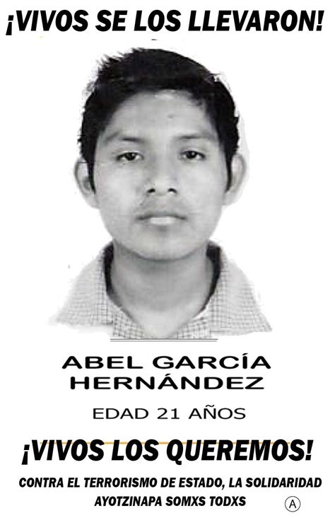 A Abel García Hernández lo queremos vivo Hernandez Central America