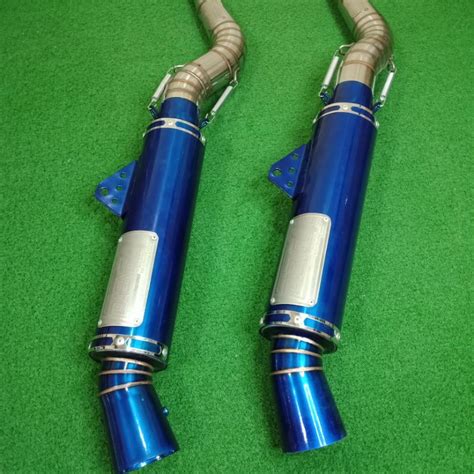 DAENG SAI 4 Pipe For RAIDER150 TMX155 BLUE Shopee Philippines