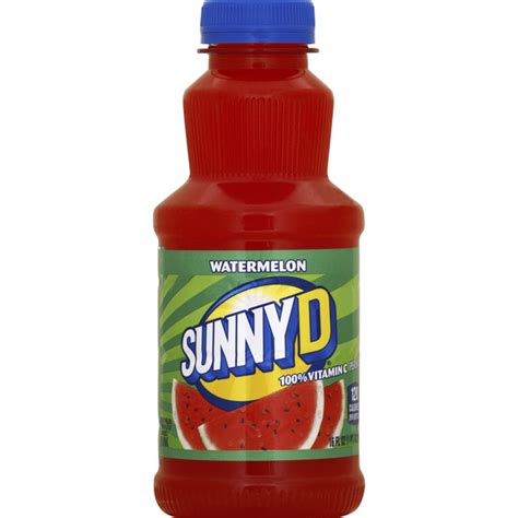 Sunny D Drink Watermelon 16 Oz Instacart