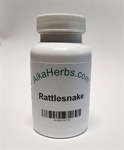 Rattlesnake Qty. 100 Capsules - AlkaHerbs