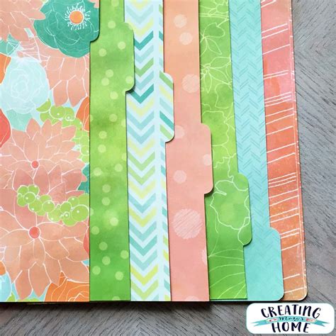 Diy Tab Dividers Tutorial