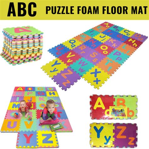 Foam Mat Of Alphabet Puzzle Pieces Great For Kids To Learn And Play