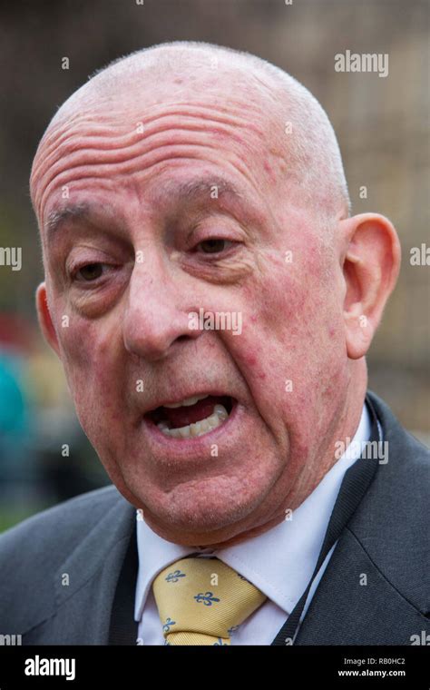 Conservative Lord Hayward Being Interviewed On College Green