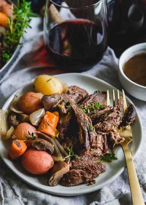 Instant Pot Venison Roast With A Red Wine Balsamic Herb Sauce