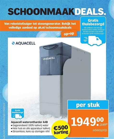 Aquacell Waterontharder A4b Aanbieding Bij Albert Heijn