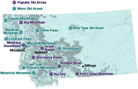 Montana Ski Resorts Map – Verjaardag Vrouw 2020