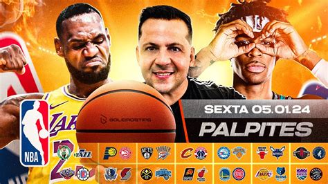 PALPITES DE NBA HOJE 05 01 2024 SEXTA FEIRA MELHORES PALPITES DE