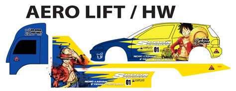 CIVIC EG Other Cars Pirate Anime Waterslide Decals Custom 1 64 Hot Hw 323 EBay