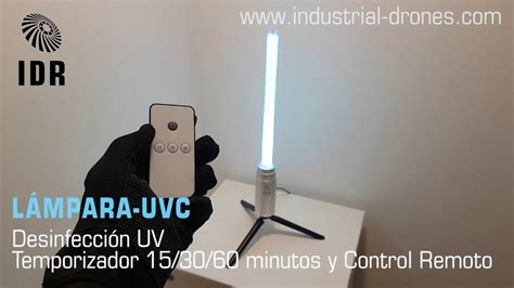 L Mpara Uv C Desinfecci N Con Luz Ultravioleta Germicida Youtube