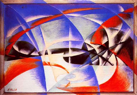 Reproducciones De Arte Paisaje 1913 De Giacomo Balla Inspirado Por