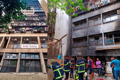 Today News Mumbai Fire Building मुंबई के गोरेगांव में एक बिल्डिंग में भयंकर आग लगने के