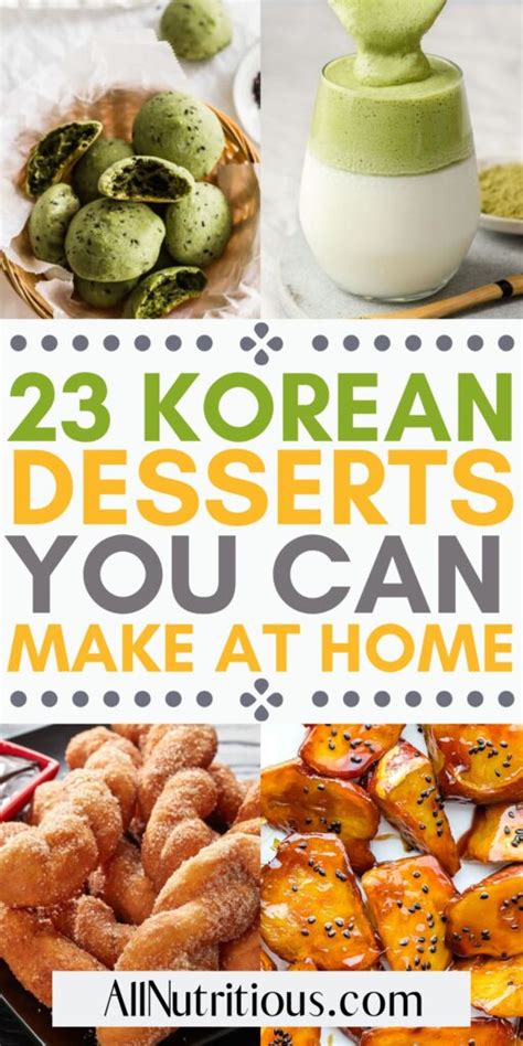 23 Traditional Korean Desserts You Need to Try - All Nutritious