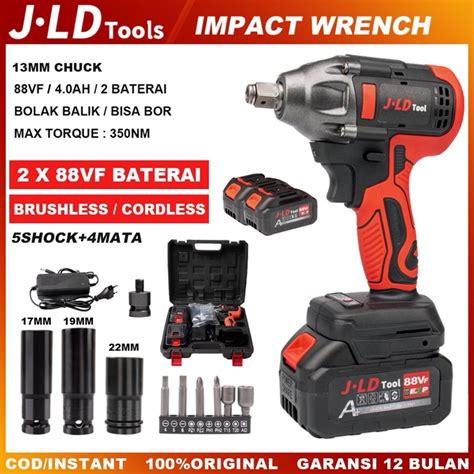 Jual Jld Impact Bor Baterai 88vf Mesin Bor Impact Bor Cas Impact Baterai Jld 88v Original