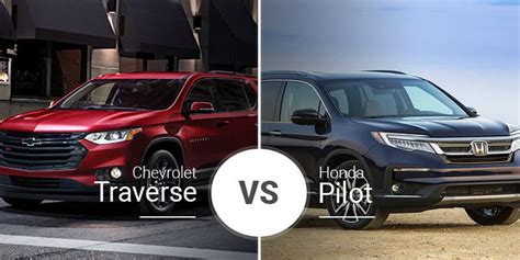 Chevy Traverse Vs Honda Pilot Three Row Crossover Competition