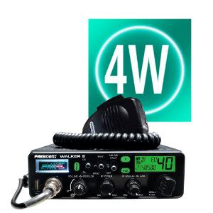 Dedeman Statie Radio Auto CB President Walker II ASC 4 W 40 Canale