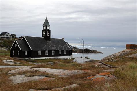The Old Zion Church Of Ilulissat In Greenland Denmark Stock Photo