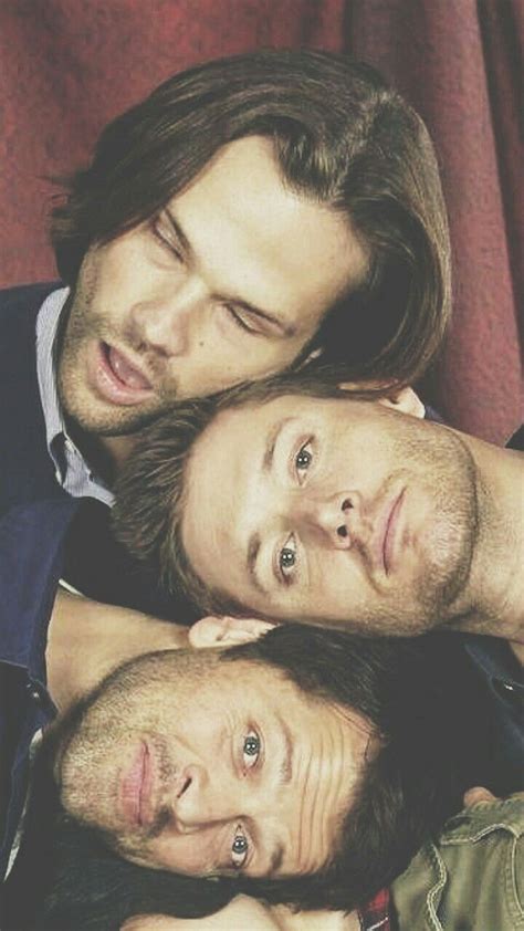 Jared Padalecki Jensen Ackles And Misha Collins Jensen Ackles Jensen