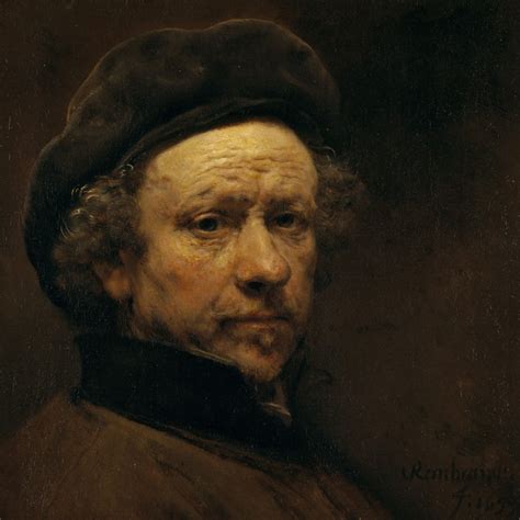 Self Portrait 1655 By Rembrandt Van Rijn National Galleries Of Scotland