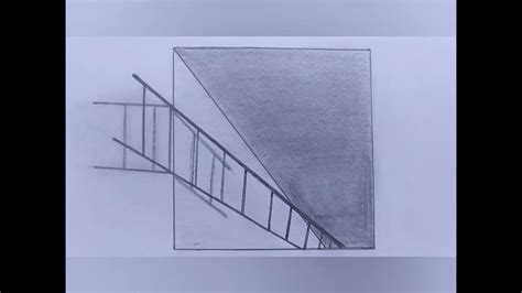 Pencil ️ Drawing 3d Art Of Ladders Pencil Drawing Of Ladders Easy