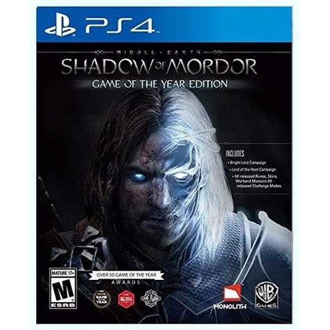 Игра Средиземье Тени Мордора Издание года Middle earth Shadow of