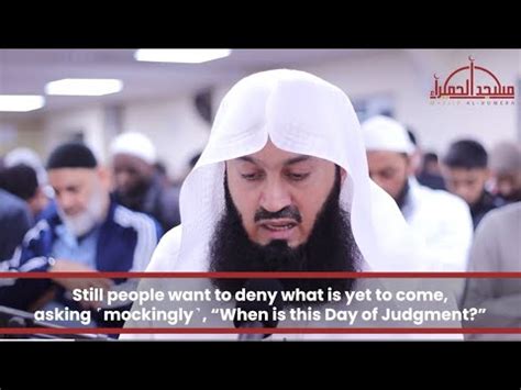 Beautiful Recitation Of Surah Al Qiyamah With Mufti Menk