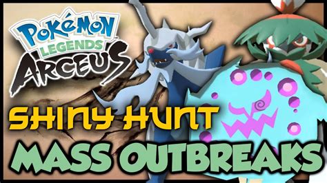 MASSIVE Mass Outbreak Shiny Hunting Pokemon Legends Arceus LIVE