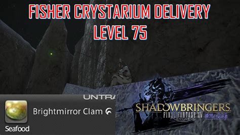 Final Fantasy Xiv Level 75 Fisher Crystarium Delivery Brightmirror