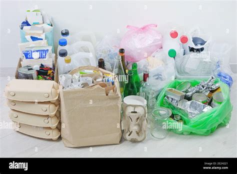 Sorting Household Recyclables Hi Res Stock Photography And Images Alamy