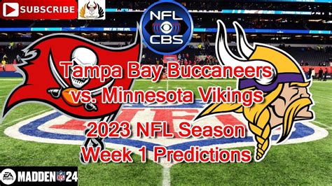 Tampa Bay Buccaneers Vs Minnesota Vikings 2023 NFL Season Week 1