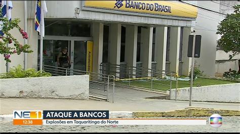 Bandidos Atacam Banco E Posto Banc Rio Em Taquaritinga Do Norte Ne G