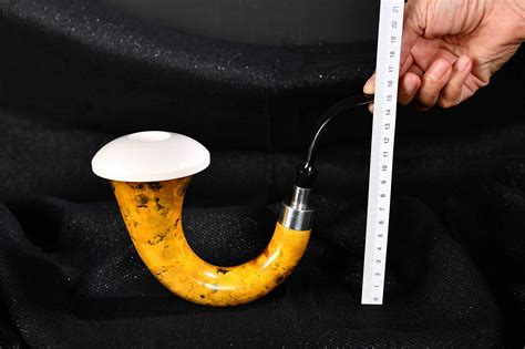 Large African Gourd Meerschaum Calabash Pipe, Gourd Pipe, Vienna ...