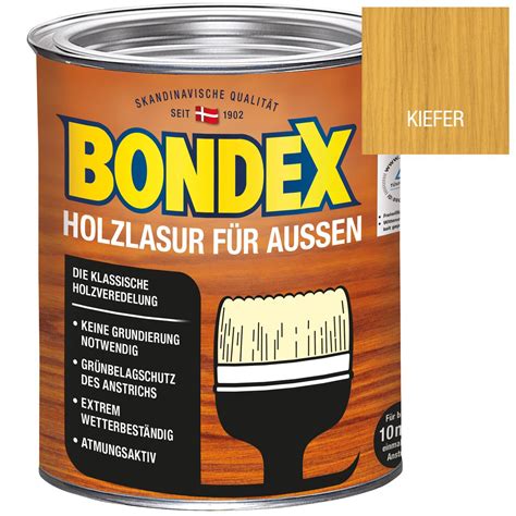 Bondex Holzlasur für Aussen Kiefer 750 ml