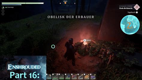 Enshrouded Der Obelisk Der Erbauer Part 16 Gameplay Deutsch