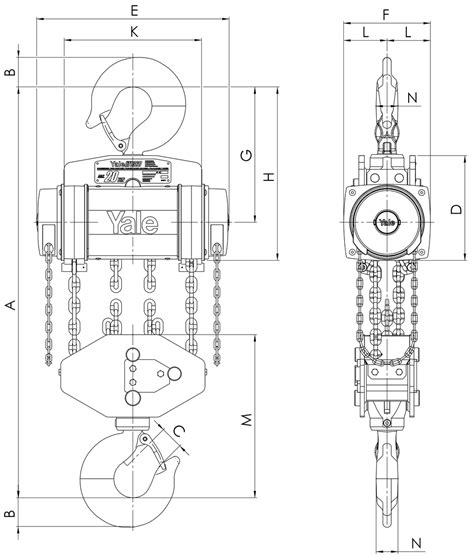 Yalelift Hand Chain Hoist Certex Australia