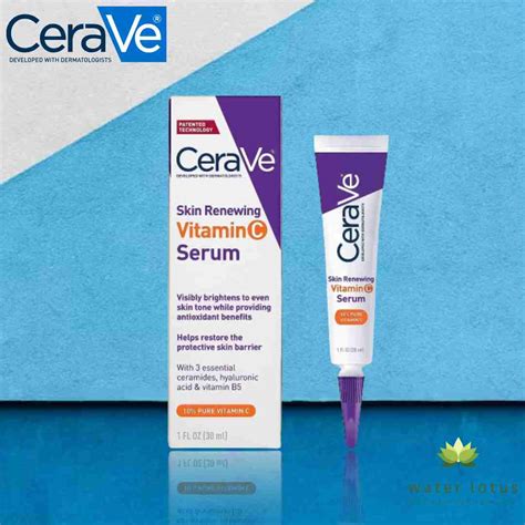 Cerave Vitamin C Serum With Hyaluronic Acid Water Lotus Care And Beauty Cosmetics In Bangladesh