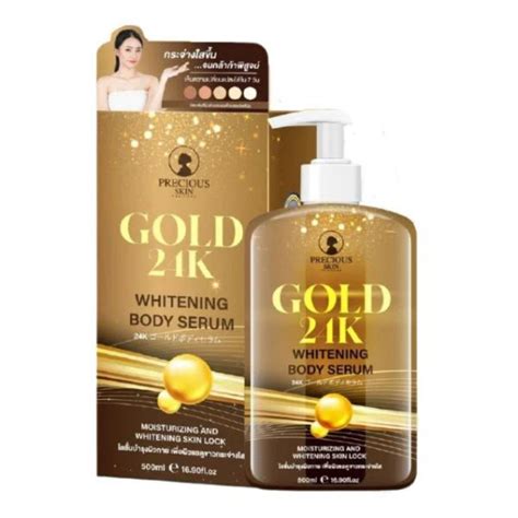 Sg Instock Precious Skin Gold K Whitening Body Serum Ml Shopee