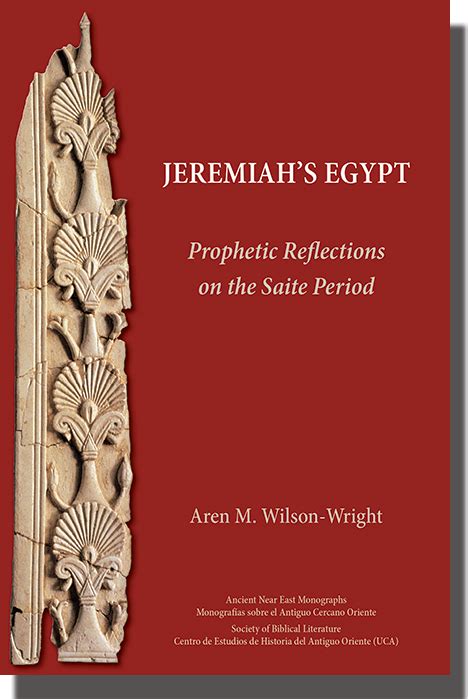 AWOL The Ancient World Online New In ANEM Jeremiahs Egypt