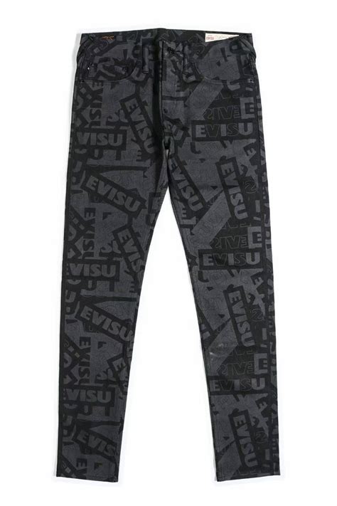 Evisu Evisu Letters Print Jeans Grailed