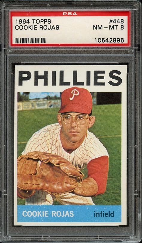 Lot Detail 1964 Topps 448 Cookie Rojas Psa Nm Mt 8