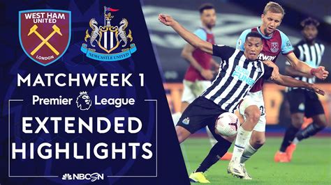 West Ham V Newcastle PREMIER LEAGUE HIGHLIGHTS 9 12 2020 NBC