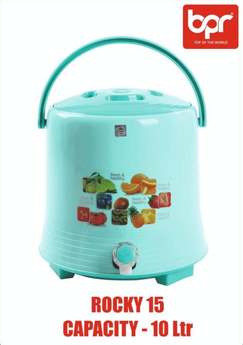 Bpr Plastic Rocky Chilled Water Jug Cold Time Hours Capacity