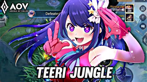 Teeri Pro Gameplay Teeri Jungle Arena Of Valor Youtube