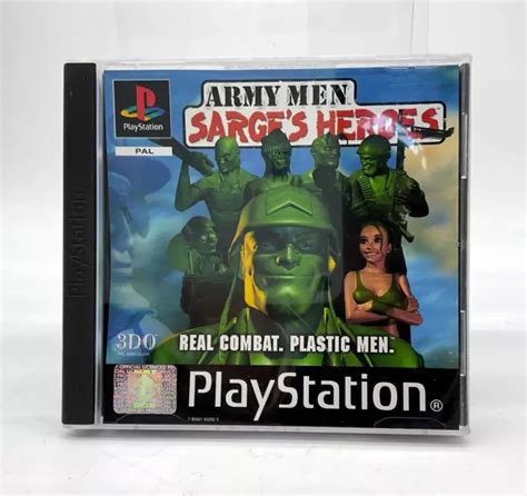 SONY PLAYSTATION PS1 Game Army Men Sarge S Heroes PAL F8 EUR 15 14