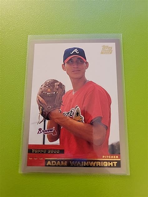 Adam Wainwright Atlanta Braves Topps Baseball Rookie Card Rc