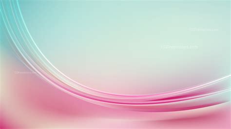 Abstract Pink And Blue Shiny Wave Background