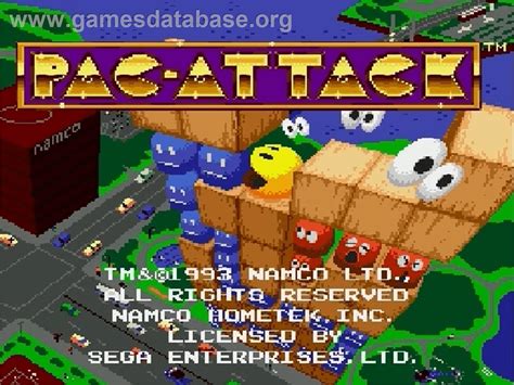 Pac-Attack - Sega Genesis - Artwork - Title Screen